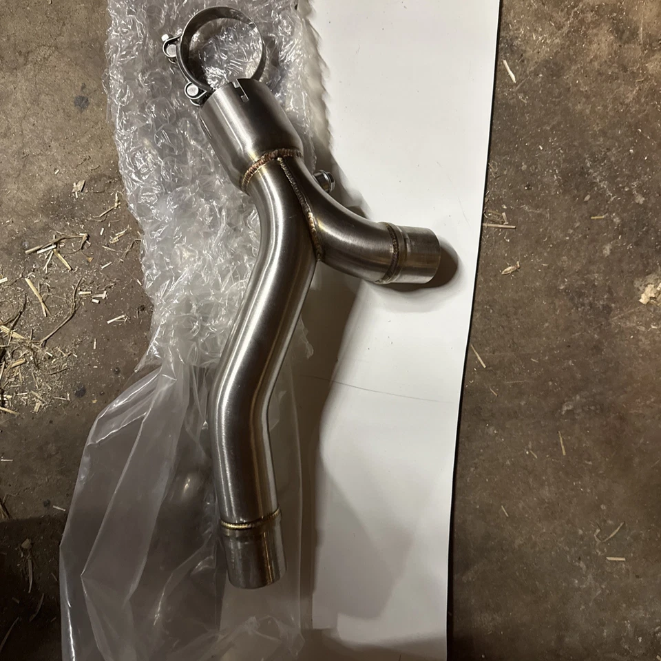 Deslizable para Suzuki GSXR1000 2009-2011 sistema modificado escape enlace medio tubo de conexión Foto 2 de 4