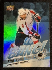 2024-25 Upper Deck #BP-8 Alex Ovechkin Bang! For Your Puck Washington Capitals