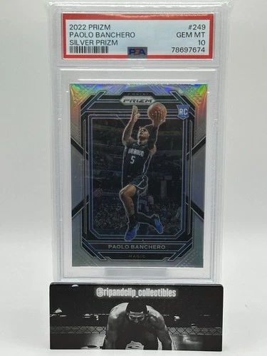 2022-23 Panini Prizm - Paolo Banchero #249 Silver Prizm (RC) PSA 10