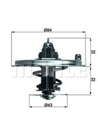 Behr Thermostat KüHlmittel Tx 36 85D FüR Bmw E38 E32 E31 E34 7Er 8Er 5Er Touring