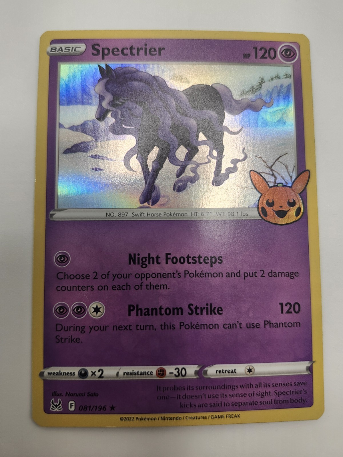 Spectrier Holo Rare Trick or Trade BOOster 2023 081/196