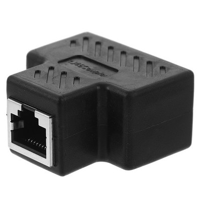 Ethernet Kabel Verteiler für schnelles Internet - 1 zu 2 Internet Splitter