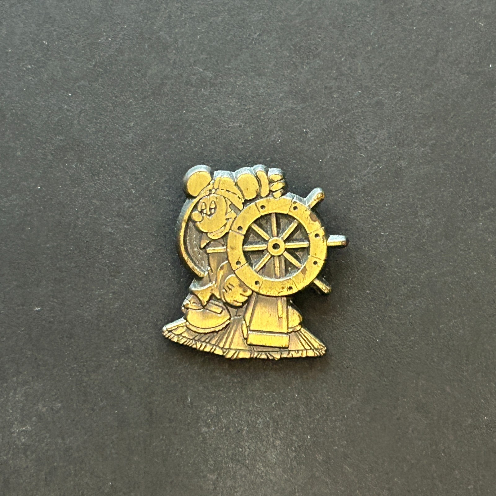 DCL - Helmsman Mickey - Bronze - Ship Wheel - Disney Pin 3090