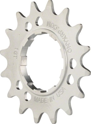 Onyx Stainless Cog: Compatible, 3/32'', 17t