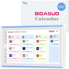 15.6 Inch Family Digital Calendar - Chore Chart, Meal Planner, Photo Display,...