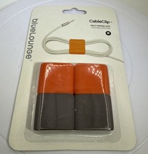 Cable Clip Medium 4 Pack Orange/Gray - Blue Lounge - Multi-Purpose Clips