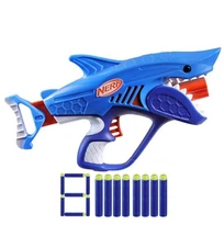 Nerf Junior Wild Sharkfire Blaster Easy Play Toy Gun for Kids 6 and Up