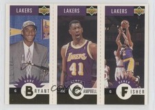 1996 Collector's Choice Team Sets Kobe Bryant Elden Campbell Derek Fisher 0d0u