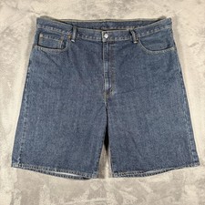 Levi's 550 Denim Shorts Mens Size 44 Blue Relaxed Fit 11" Inseam Bermuda Casual
