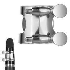Adjustable Brass Clarinet Ligature with Mouthpiece Pad Essential Woodwind