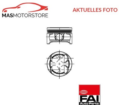MOTOR KOLBEN MIT RINGEN FAI AUTOPARTS PK94-000 P 0MM NEU OE QUALITÄT