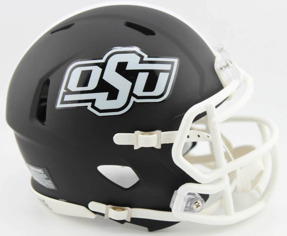 authentic oklahoma state football helmet Cowboys Matte Black Riddell Speed Mini : Sports & Outdoors Enhance your space with the iconic symbol of your favorite team using our Helmet Cutout 24in OKLAHOMA STATE COWBOYS NCAA Riddell