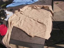 CHEMISE MILITAIRE CREME SATIN ?          (L1  )