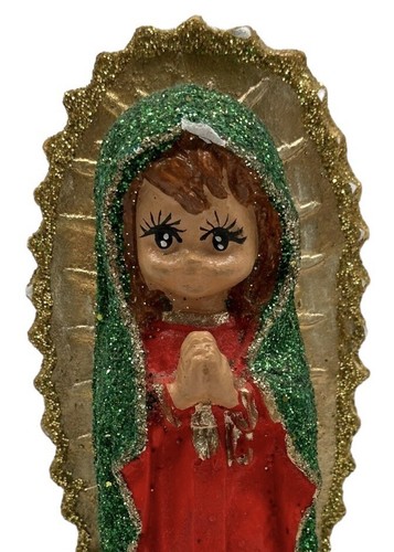 Baby Virgen De Guadalupe~Our Lady of Guadalupe~Chalkware Figurine~Religious~5.5” - Picture 3 of 10