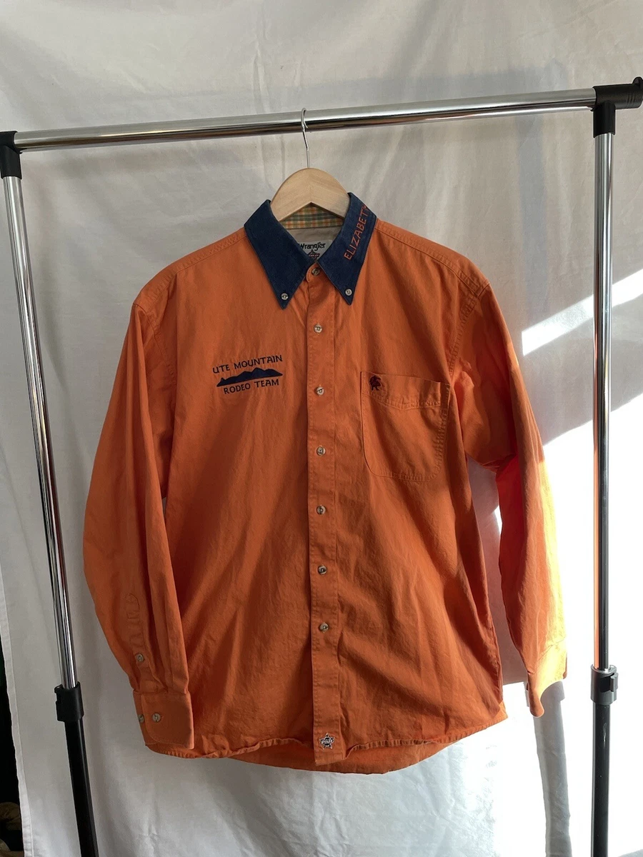 Wrangler pbr deals long sleeve shirts