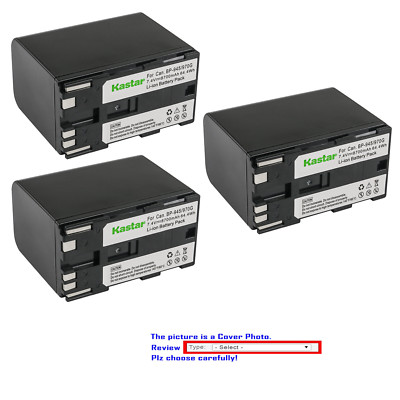 Kastar Replacement Battery for Canon BP-970G BP-945 & Canon XH-A1 XH-A1 HDV
