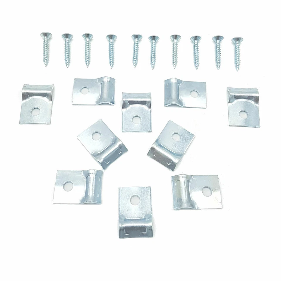 Fencing Clips Mesh Panel Securing Metal with Screws Fence Wire Fence  Post Clip - Image 3 of 3