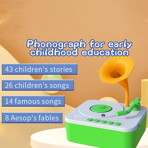 Lettore discografico multifunzionale per bambini con carte di apprendimento _tm - Zdjęcie 2 z 5