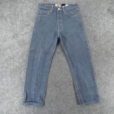 Levi's 501XX Jeans Mens 30x30 Original Button Fly Straight Light Wash Y2K