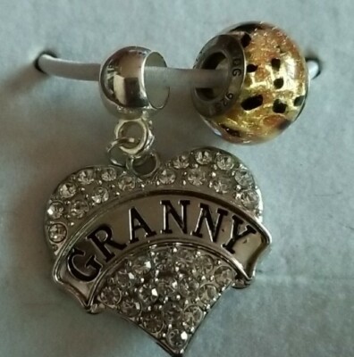 AUTHENTIC QVC REFLECTION STERLING MURANO BEADS Crystal Granny SET LOT A12