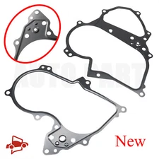 Fit For Nissan Solenoid Timing Cover Gasket Right + Left 23797-9N00A 23797-JA10B