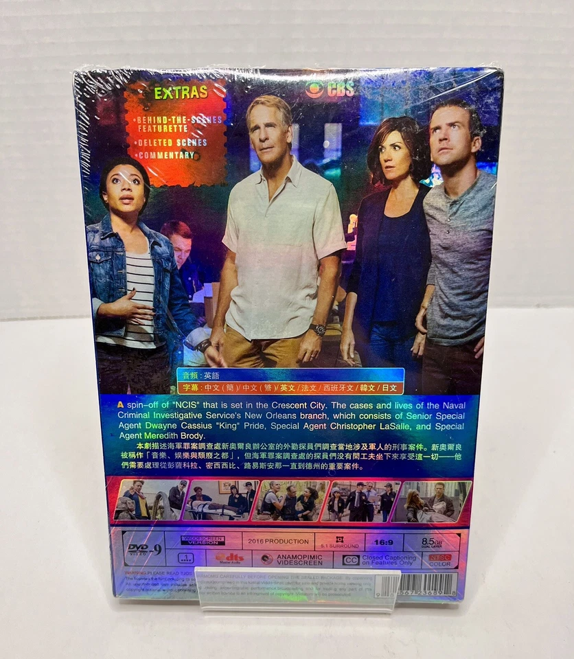 NCIS New Orleans Season 2 Hologram Box Region 3 Chinese Subtitles Blu-Ray Disc - Image 3 of 4