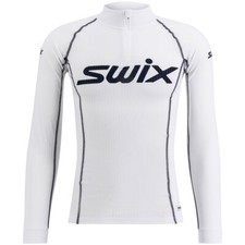 SWIX Men's RaceX Bodywear Halfzip Bright White Shirt 40821-00000 