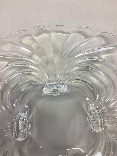 Set Of 3 Decorative Glass Serving Platters Trays Plates - Vintage - Picture 5 of 24