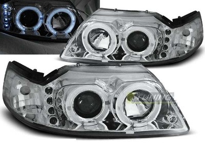 Ajovalot mallille for Ford MUSTANG 98-04 Angel Eyes Chrome LPFO32WL XINO US