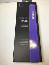 Lorion Purple Haze Ceramic Flat Iron 1" Ultra Smooth Plates, New in box