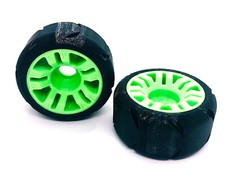 Set Of Wheelie Bar Tires And Wheels Fits Arrma Outcast 8s Kraton 8s Rtr Exb