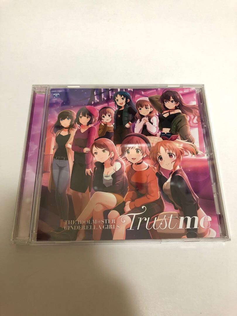 Japan Anime THE IDOLM@STER CINDERELLA GIRLS Trust me CD Limited to actual item