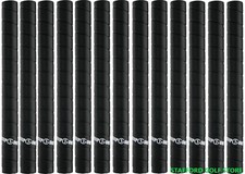 GRIP ONE G1 DESIGN NON-TAPER WRAP GOLF GRIPS OVERSIZE .58 CORE BLACK SET OF 13