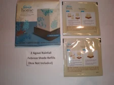 (2) Febreze Flameless Luminary Shade Refills AGAVE RAINFALL NO BOX
