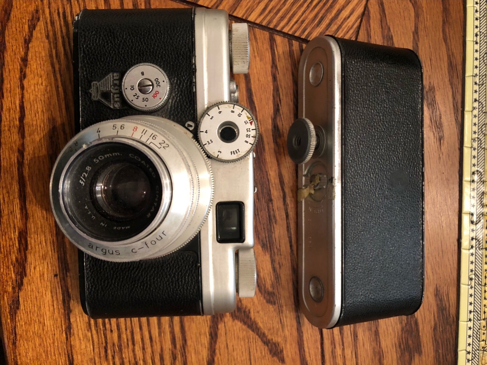 Argus C4 35mm Film Camera w/ 50mm f/2.8 Lens & Case - AS-IS | eBay