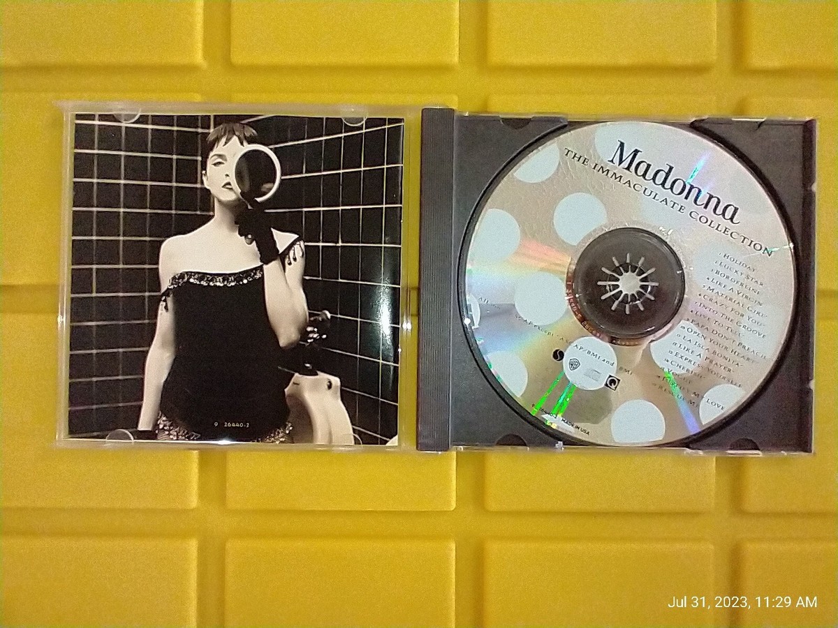 Madonna Immaculate Collection unique graphic (CD: 1990) hits mixes