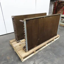 Accuchiller Air Cooled Chiller Condenser Coil Set 3 Pass 60" x 35" Lot Of 2