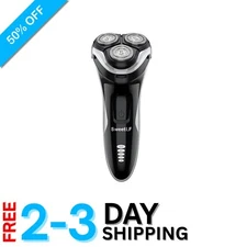 Precision 3D Electric Shaver for Men - Cordless, Rechargeable with Trimmer