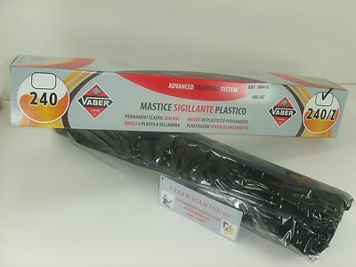 KUNSTSTOFF DICHTMASSE PERMANENT STUCK WASSERABWEISEND 240 SCHWARZ