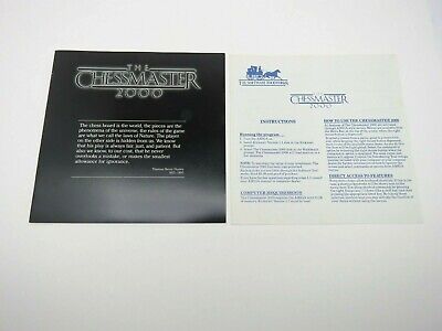 The Chessmaster 2000 (Amiga 500,1000), 1986 The Software Toolworks