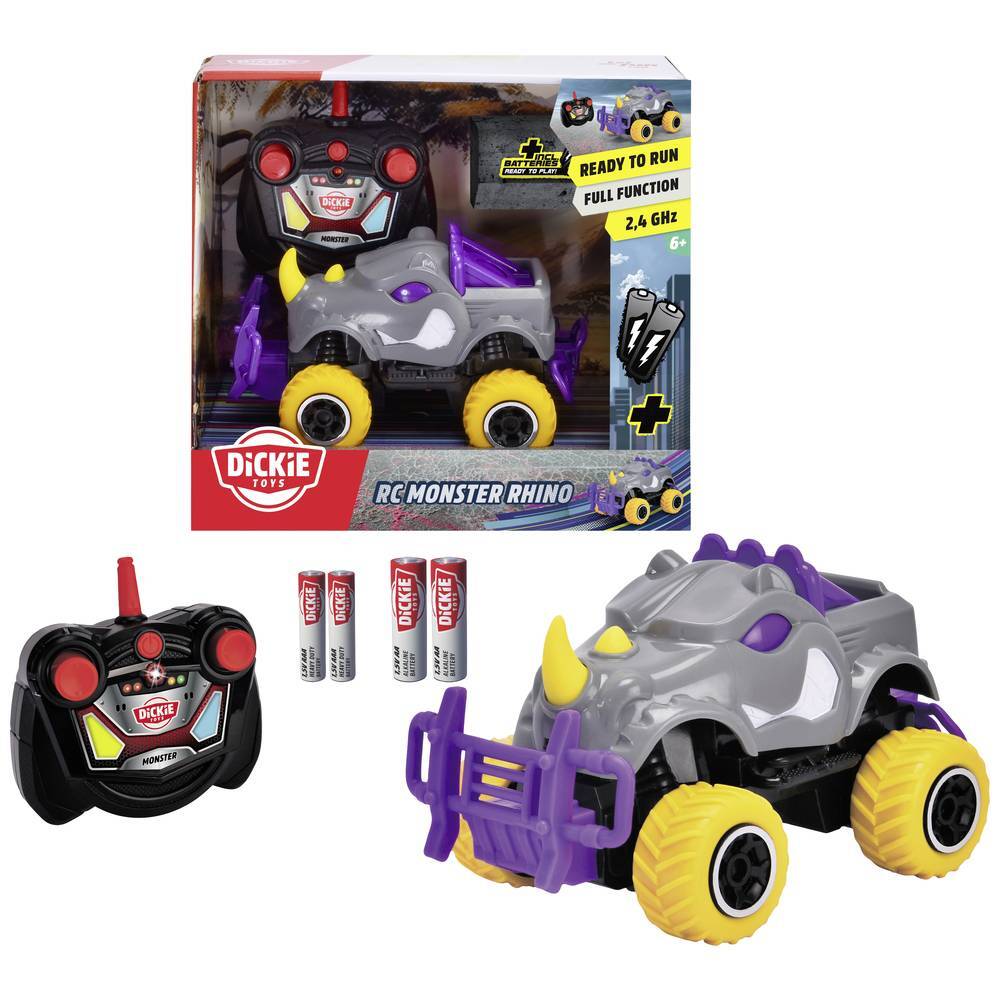 Dickie Toys 203752023 Monster Rhino 1:43 Automodello per principianti