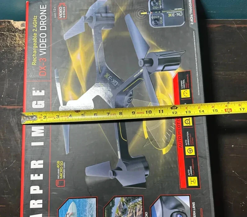 Sharper Image Drone DX-3 Video Drone Stunt Drone Video & Photo Drone - Image 3 of 4