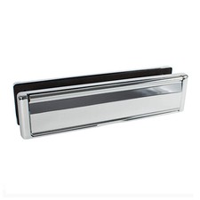Quality Letter Plate Box Door UPVC Composite Chrome Black Gold Satin Flint