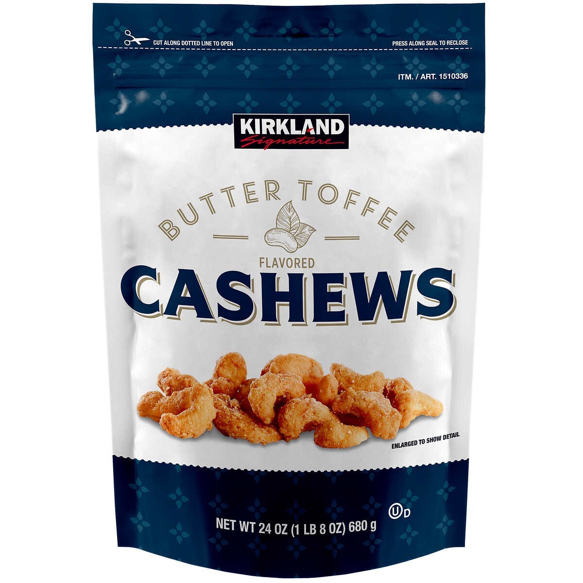 Kirkland Signature Butter Toffee Cashews 24oz Bag eBay