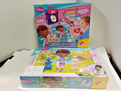 DOTT.SSA PLUSH MAXI PUZZLE 108PCS / SUITCASE EDUCATIONAL QUIZ LISCANI LIKE NEW