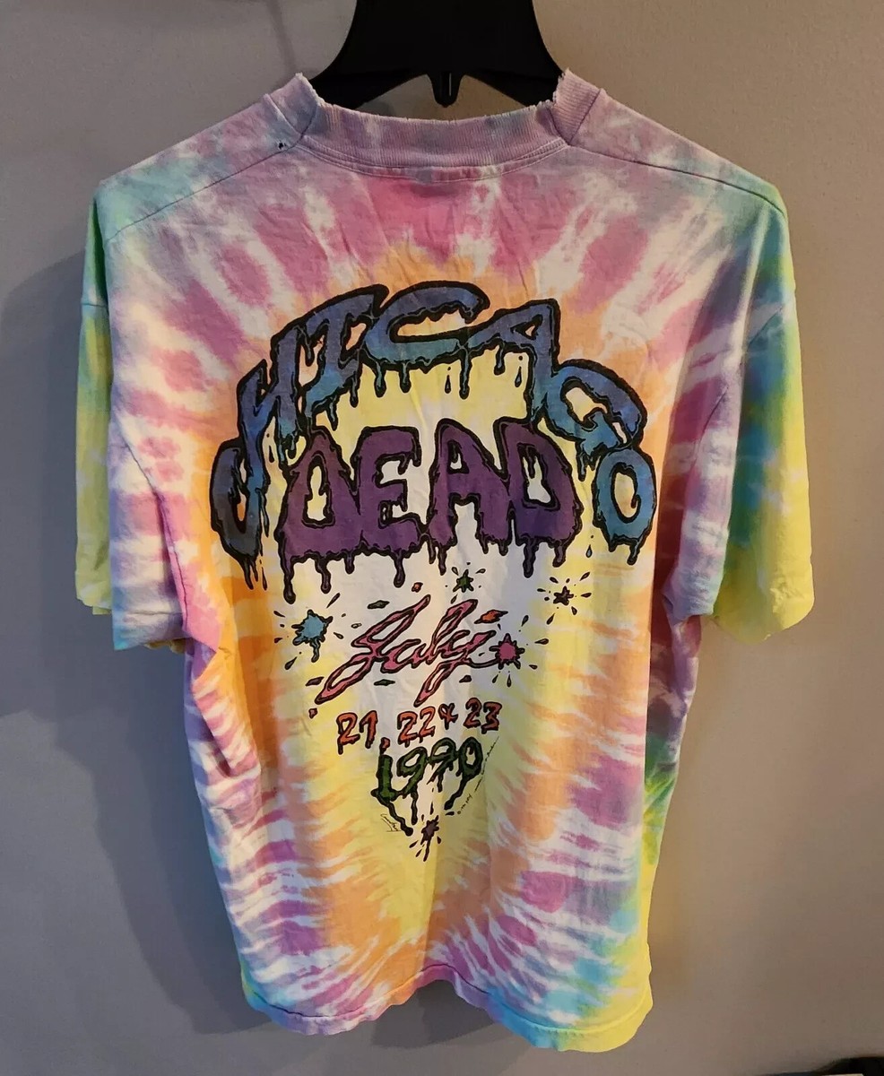 Vintage Grateful Dead 1990 Chicago Ice Cream T-Shirt XL | eBay