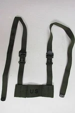 US VIETNAM ERA M1956 CANVAS FIELD BUTT PACK ADAPTER STRAP UNISSUED WEB GEAR NOS