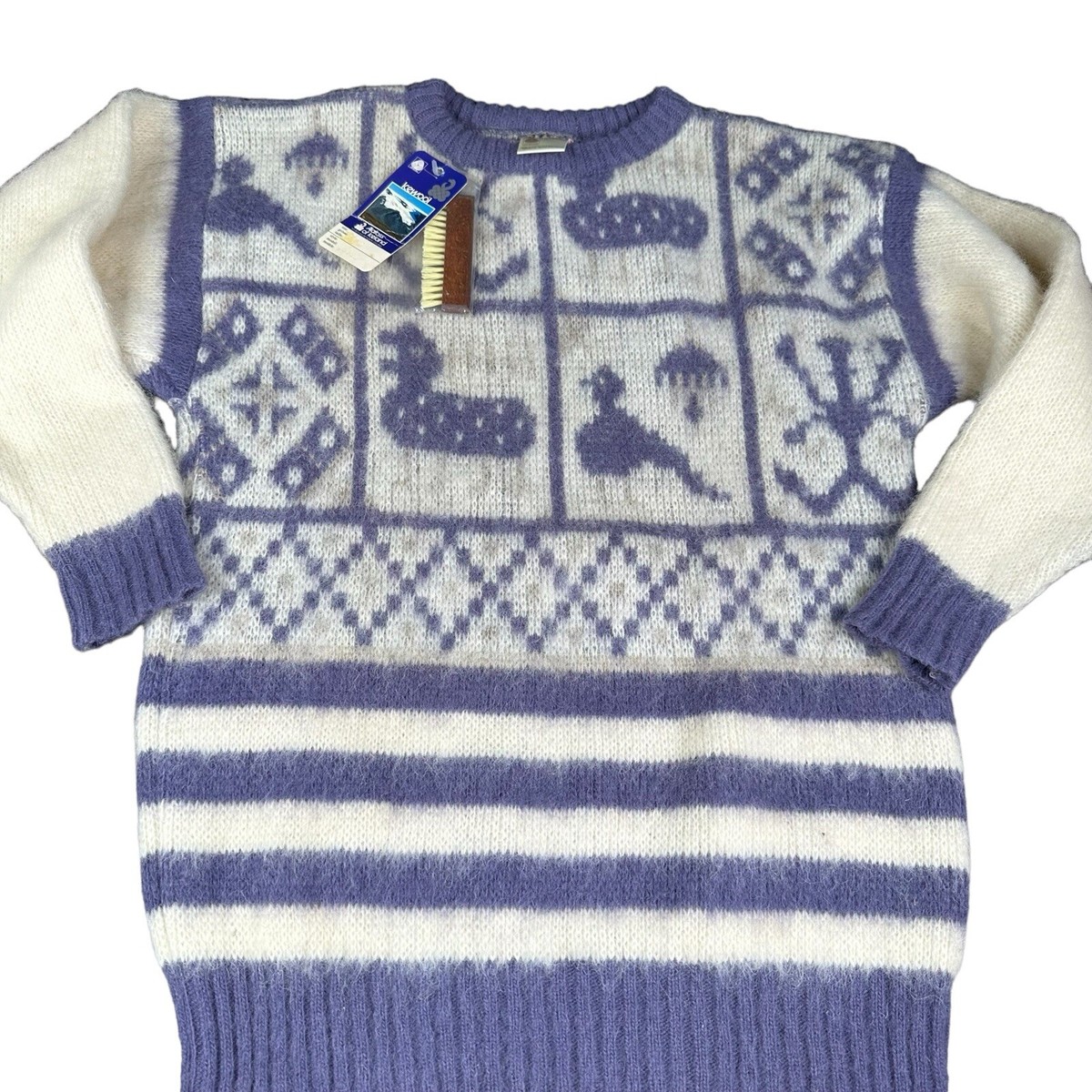 Vintage Alafoss Icewool Crewneck Sweater Women's Size XS Fair Isle