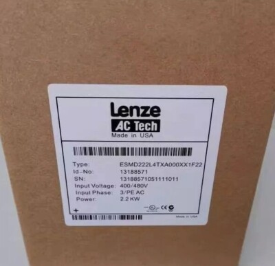 ESMD222L4TXA 1PC NEW Sealed Lenze SMD Inverter 2.2kW 3PH ESMD222L4TXA
