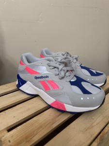 Reebok Aztrek Grey/Acid Pink/Royal White - DV3941 | Sneaker District